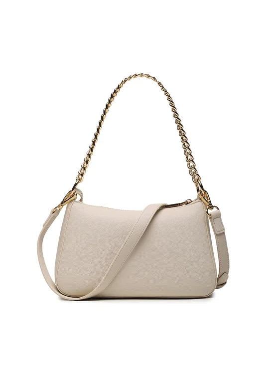 Borsa a mano LOVE MOSCHINO Avorio tracolla catena oro