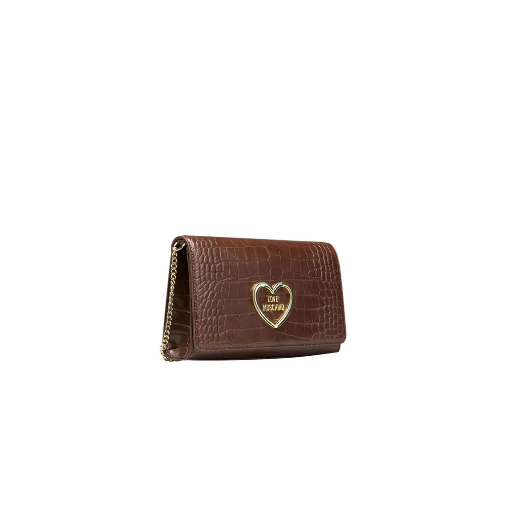 Love Moschino JC4182PP0HKC Borsa a Tracolla stampa cocco marrone
