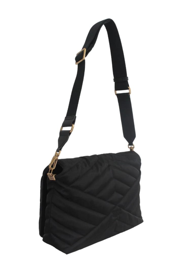 Borsa tracolla piccola PINKO Love Click Puff Baby Black
