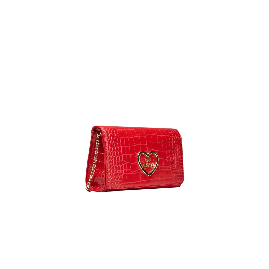 Love Moschino JC4182PP0HKC Borsa a Tracolla stampa cocco rosso