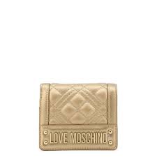 Portafoglio piccolo LOVE MOSCHINO gold